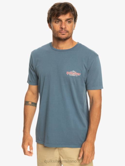 esso Quiksilver uomini maglietta di parole mare di Bering HTZR933