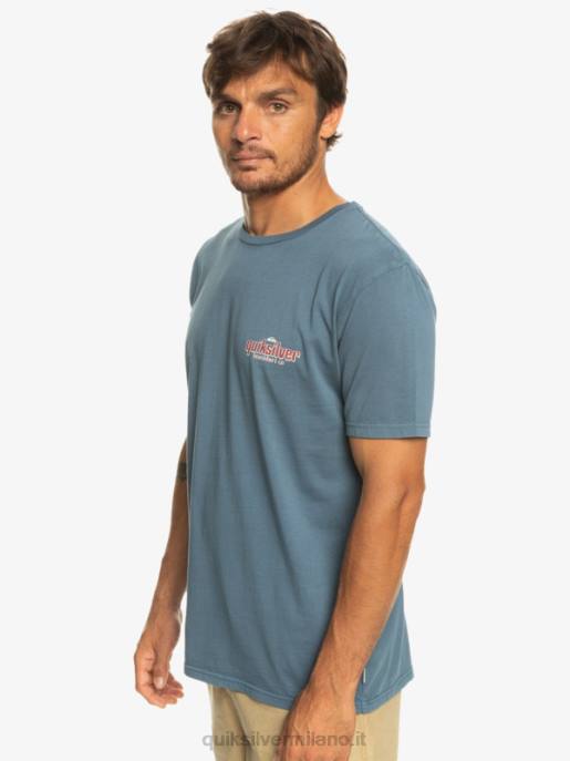esso Quiksilver uomini maglietta di parole mare di Bering HTZR933