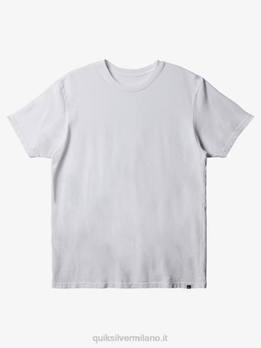 esso Quiksilver uomini maglietta di tutti i giorni bianco HTZR904
