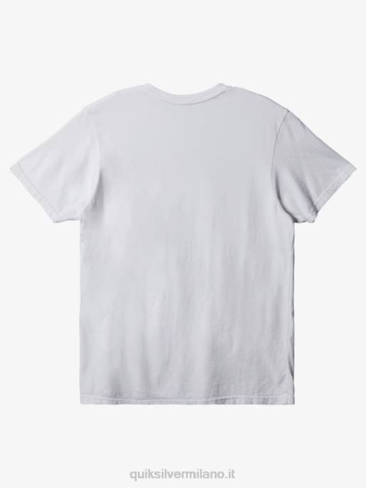 esso Quiksilver uomini maglietta di tutti i giorni bianco HTZR904