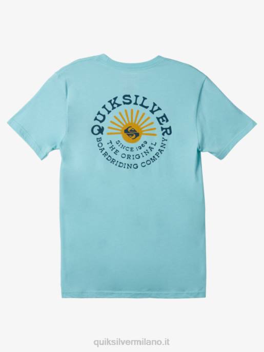 esso Quiksilver uomini maglietta flusso mod angelo blu erica HTZR271