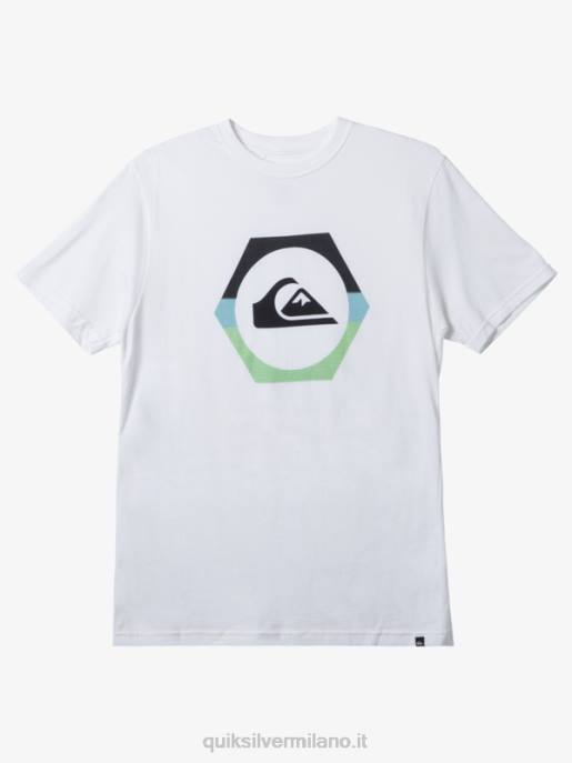 esso Quiksilver uomini maglietta mutaforma bianco HTZR227
