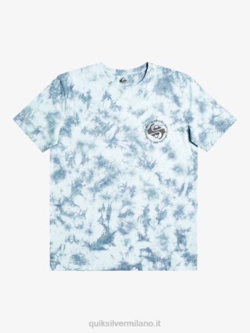 esso Quiksilver uomini maglietta omni cerchio azzurro celeste HTZR1070