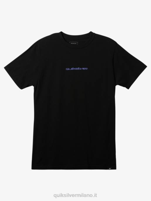 esso Quiksilver uomini maglietta omni diamante nero HTZR164