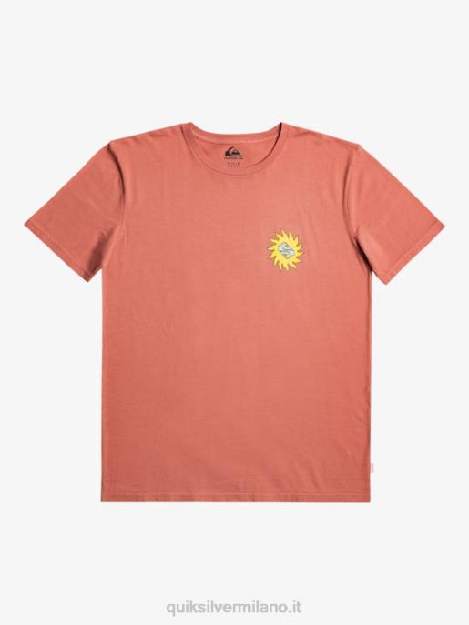 esso Quiksilver uomini maglietta pianeta positivo Marsala HTZR1339