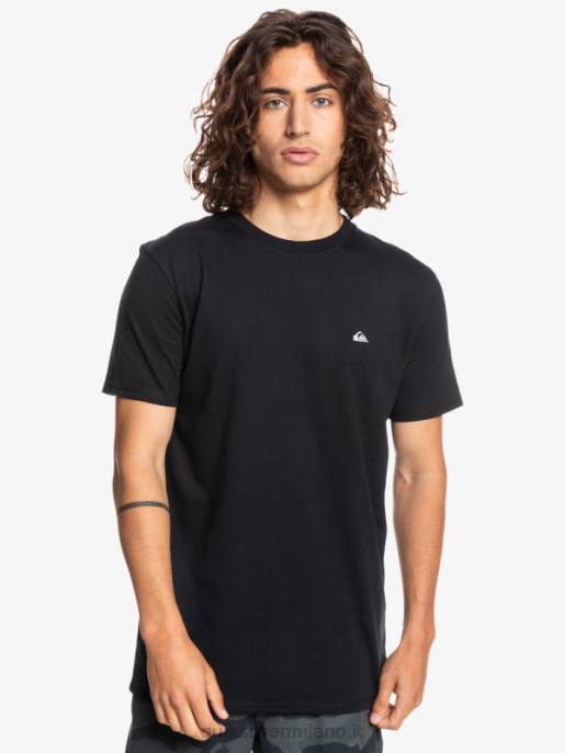 esso Quiksilver uomini maglietta professionale nero HTZR1569