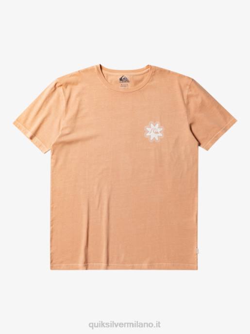 esso Quiksilver uomini maglietta psichica abbronzatura di rame HTZR754
