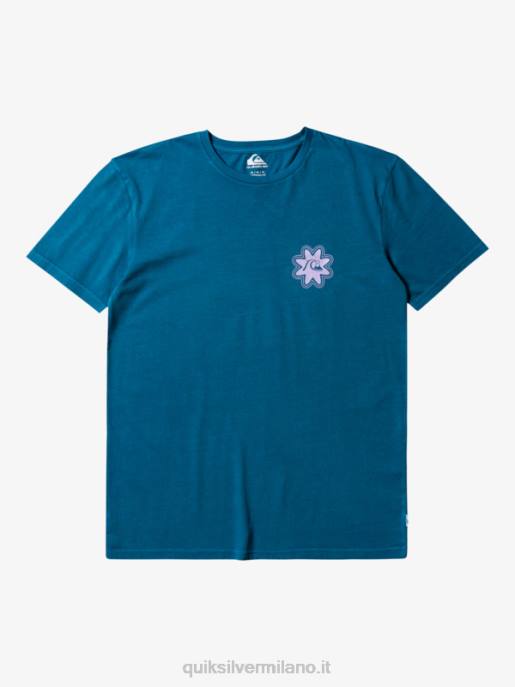 esso Quiksilver uomini maglietta psichica blu marocchino HTZR755