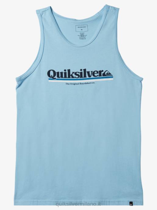 esso Quiksilver uomini maglietta tra le righe cielo blu HTZR1002