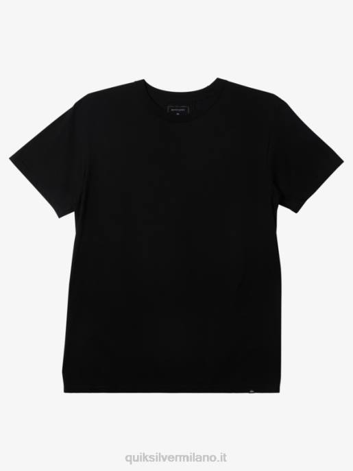 esso Quiksilver uomini maglietta trasparente nero HTZR392