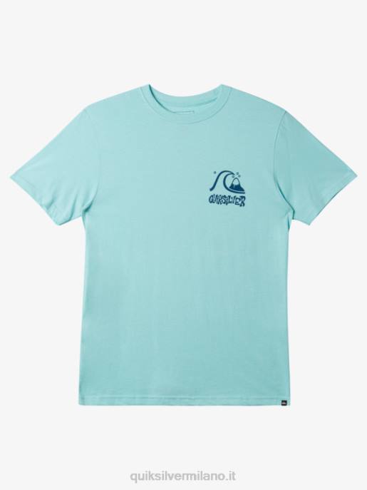 esso Quiksilver uomini maglietta via di fuga angelo blu HTZR121