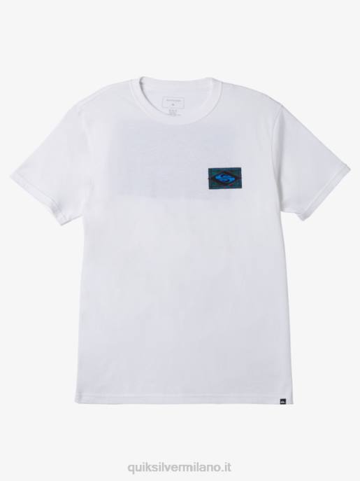 esso Quiksilver uomini maglietta vibrante bianco HTZR179