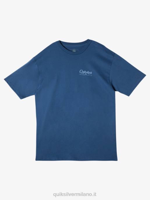 esso Quiksilver uomini maglietta waterman risacca alfiere blu HTZR54