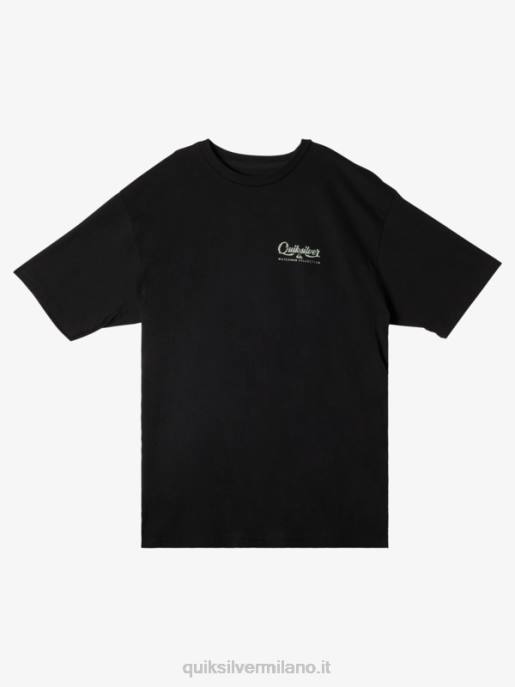 esso Quiksilver uomini maglietta waterman risacca nero HTZR53