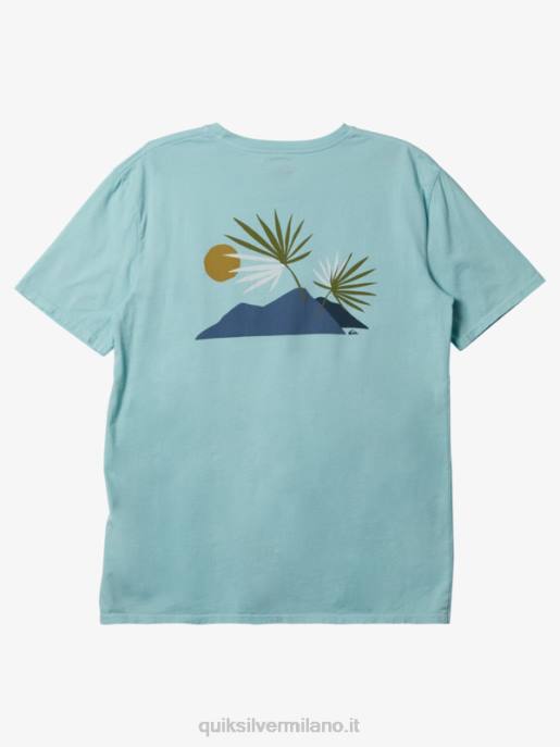 esso Quiksilver uomini nuova maglietta della tribù angelo blu HTZR233