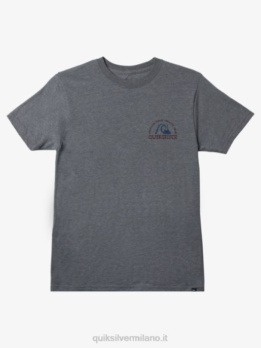 esso Quiksilver uomini nuova maglietta take mod erica grigio medio HTZR1072