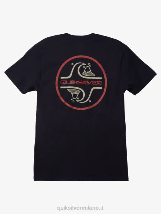 esso Quiksilver uomini t-shirt a bolle d\'aria blazer blu scuro HTZR1025