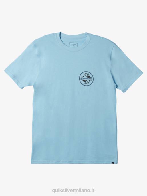 esso Quiksilver uomini t-shirt a bolle d'aria cielo blu HTZR1026