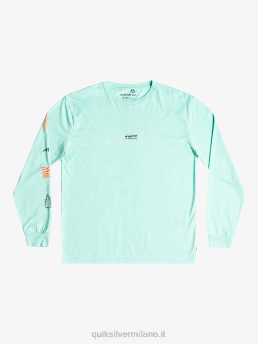 esso Quiksilver uomini t-shirt a maniche lunghe frammento della natura vetro da spiaggia HTZR1037