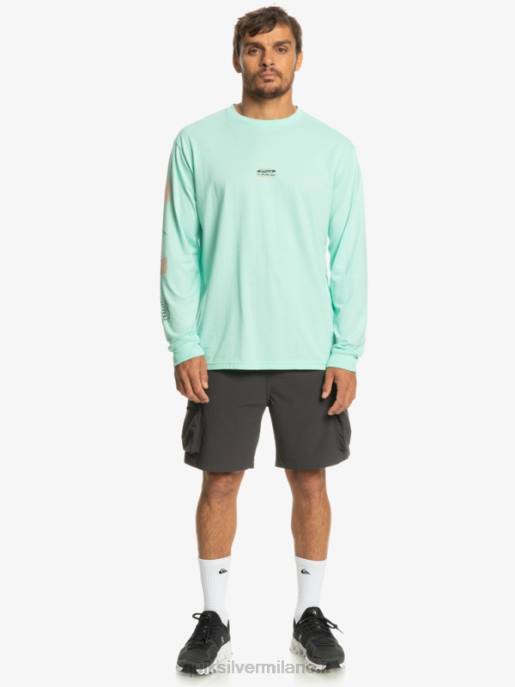 esso Quiksilver uomini t-shirt a maniche lunghe frammento della natura vetro da spiaggia HTZR1037