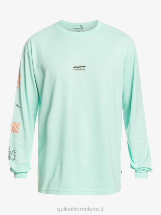 esso Quiksilver uomini t-shirt a maniche lunghe frammento della natura vetro da spiaggia HTZR1037