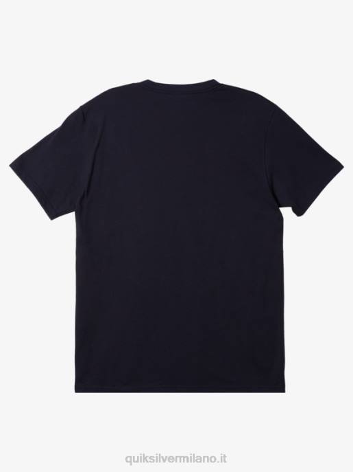 esso Quiksilver uomini t-shirt a quadri pioggia blazer blu scuro HTZR508