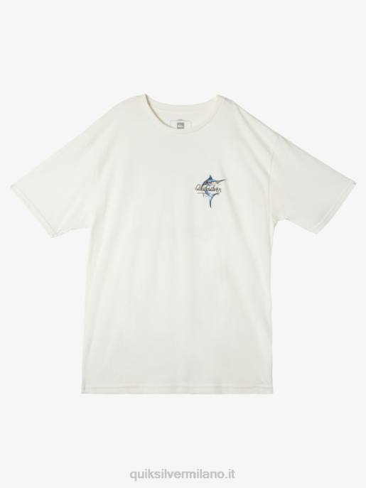 esso Quiksilver uomini t-shirt bellezza waterman in mare bianco come la neve HTZR50