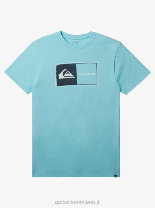esso Quiksilver uomini t-shirt con chiusura centrale angelo blu erica HTZR161