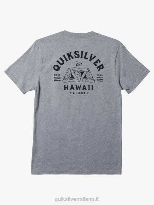 esso Quiksilver uomini t-shirt con dente di rasoio hawaii erica atletica HTZR163
