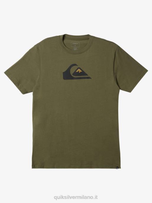 esso Quiksilver uomini t-shirt con logo comp Quadrifoglio HTZR192