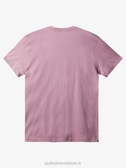 esso Quiksilver uomini t-shirt con logo comp orchidea polverosa HTZR1388