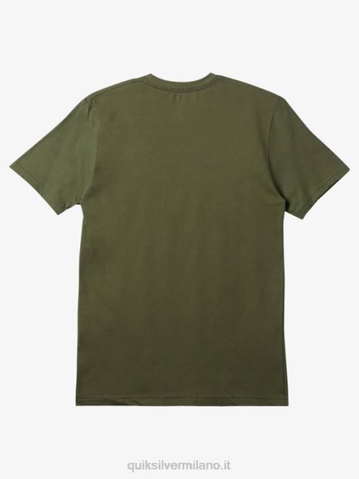 esso Quiksilver uomini t-shirt con mini logo mw Quadrifoglio HTZR112