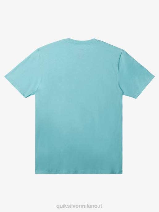 esso Quiksilver uomini t-shirt con mini logo mw angelo blu HTZR113