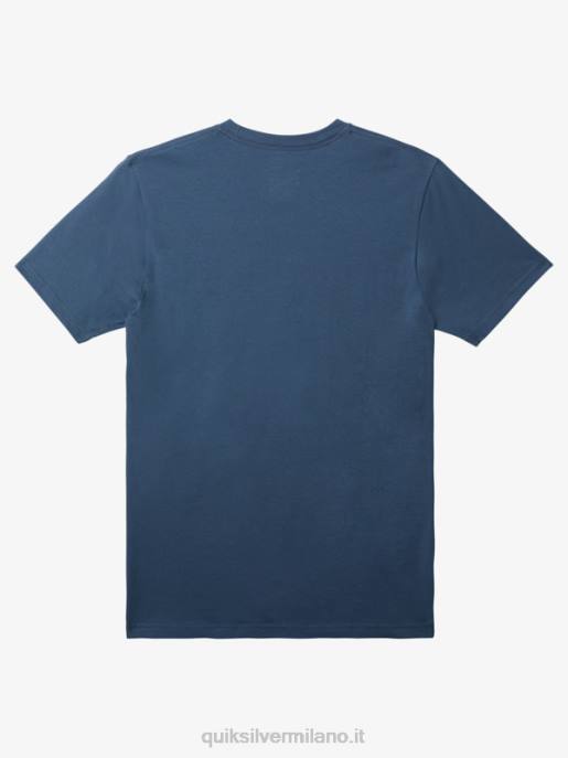 esso Quiksilver uomini t-shirt con mini logo mw mare di Bering HTZR111