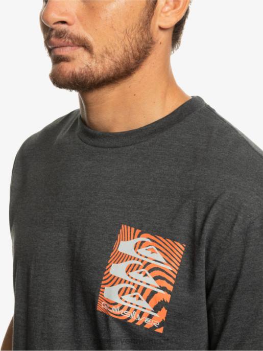 esso Quiksilver uomini t-shirt con motivi deformati fantasma HTZR1014
