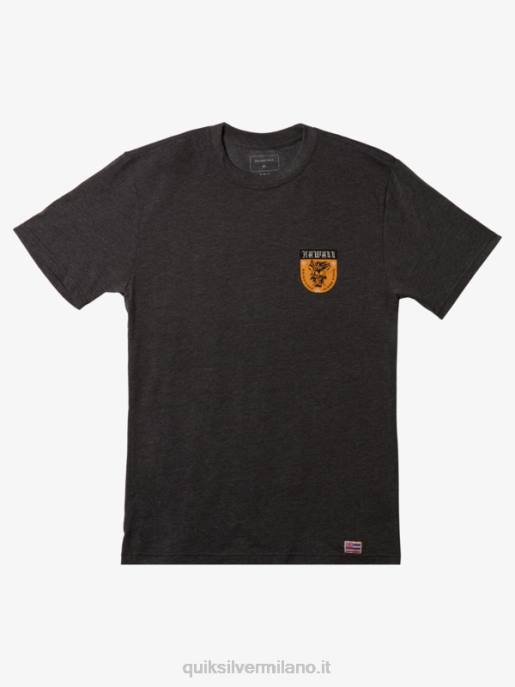 esso Quiksilver uomini t-shirt con scudo hawaii ikaika erica carbone HTZR1006