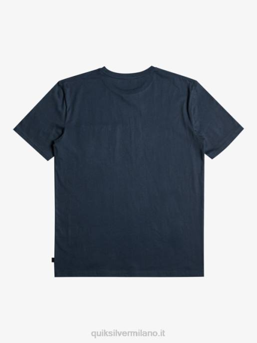 esso Quiksilver uomini t-shirt con taschino a righe surfadelica blazer blu scuro HTZR1064