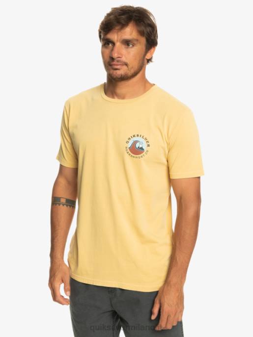 esso Quiksilver uomini t-shirt con timbro a bolle qs grano HTZR1157