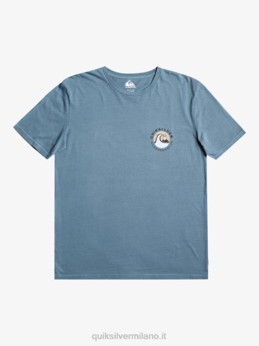 esso Quiksilver uomini t-shirt con timbro a bolle qs mare di Bering HTZR1158