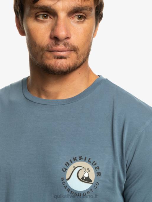 esso Quiksilver uomini t-shirt con timbro a bolle qs mare di Bering HTZR1158