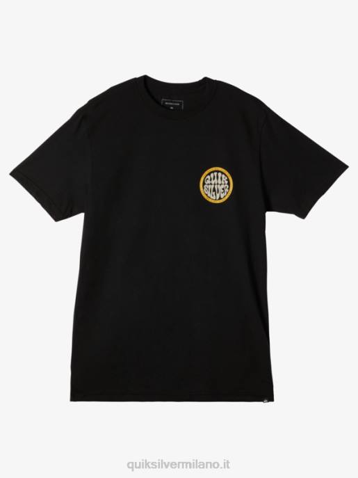 esso Quiksilver uomini t-shirt di tipo più audace nero HTZR46