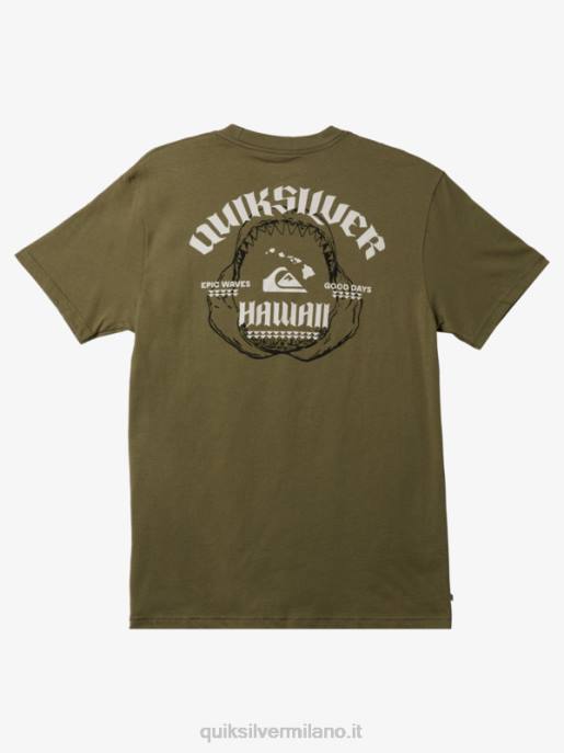 esso Quiksilver uomini t-shirt grande morso hawaii Quadrifoglio HTZR1422