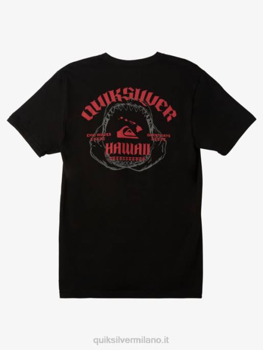 esso Quiksilver uomini t-shirt grande morso hawaii nero HTZR1421