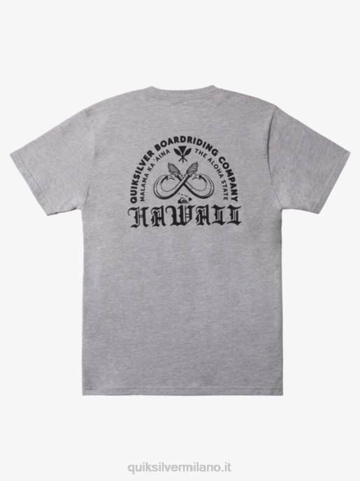 esso Quiksilver uomini t-shirt hawaii doppio amo da pesca erica atletica HTZR1113