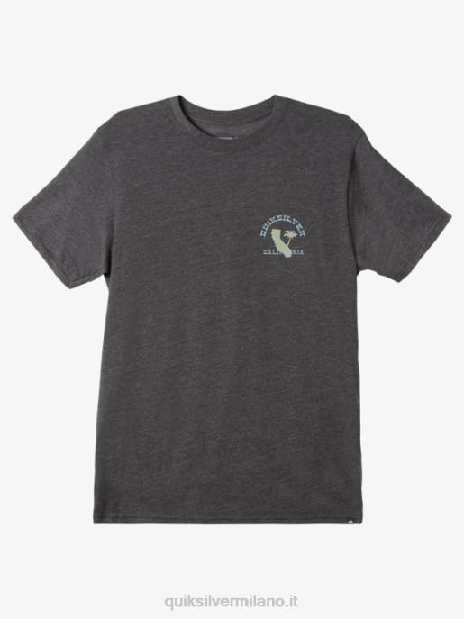 esso Quiksilver uomini t-shirt iconica della California West erica carbone HTZR1229