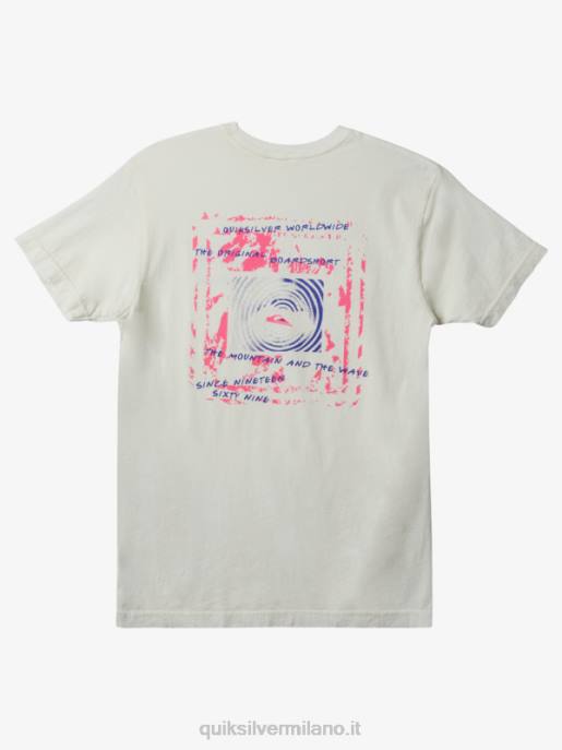 esso Quiksilver uomini t-shirt internazionale worldforce bianco antico HTZR598