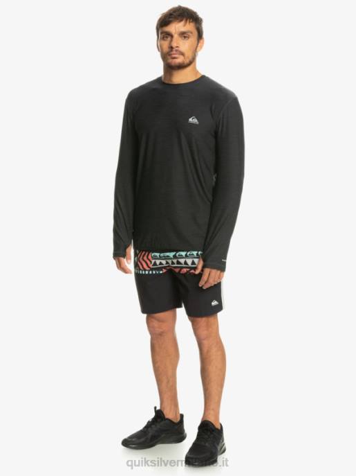 esso Quiksilver uomini t-shirt manica lunga corridore della costa erica fantasma HTZR1348