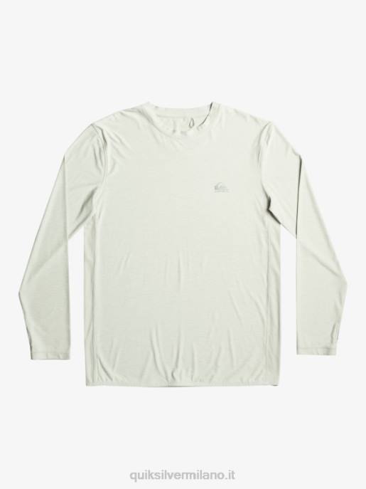 esso Quiksilver uomini t-shirt manica lunga corridore della costa erica viola grigia HTZR1347