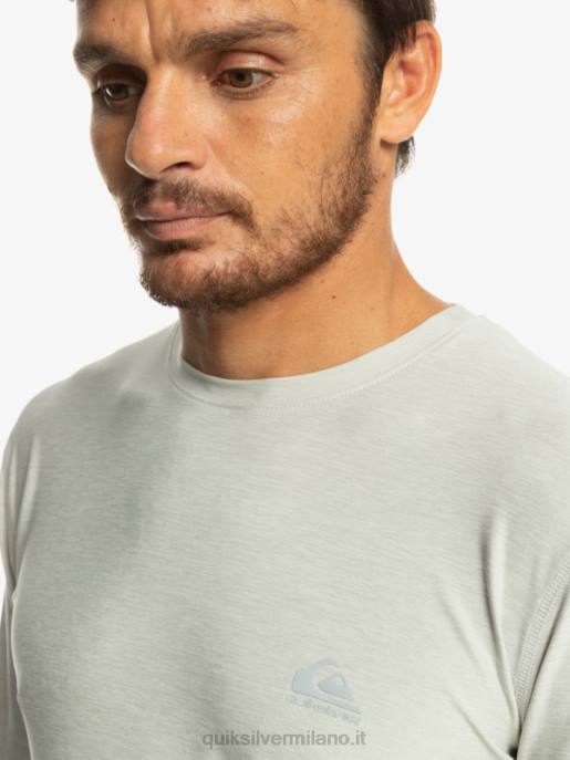 esso Quiksilver uomini t-shirt manica lunga corridore della costa erica viola grigia HTZR1347