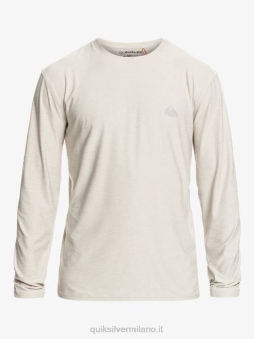 esso Quiksilver uomini t-shirt manica lunga corridore della costa erica viola grigia HTZR1347
